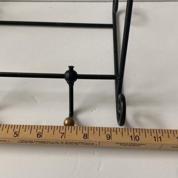 Tablet cookbook holder black gold adjustable- tablet not included - Picture 7 of 9